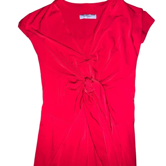 ⭐️HOST PICK⭐️ NWOT Bailey Red Front Tie Dress W/Pockets! Size SP - Picture 5 of 7